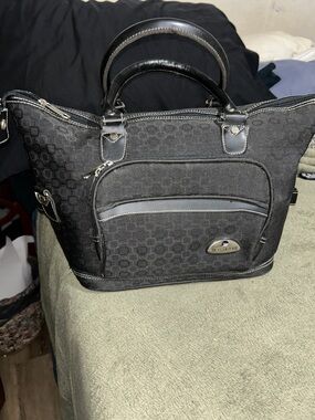 Black Top-Handle Travel Bag